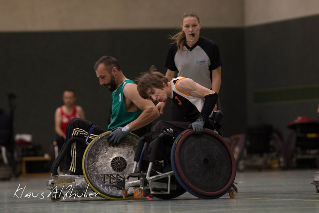 Rugby-Rollstuhl für David Kühhas