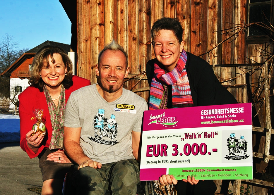 bewusst.LEBEN spendet € 3.000,-